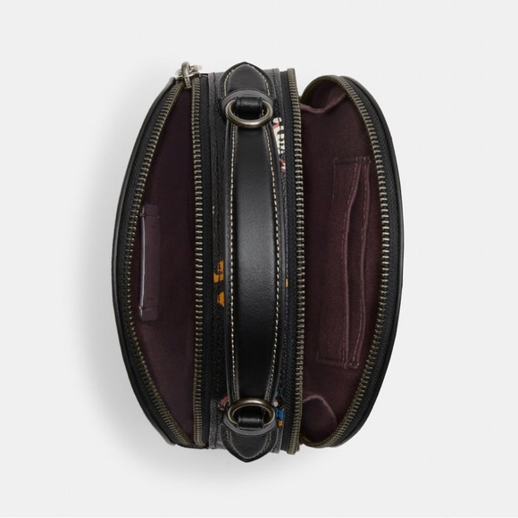 NWT Coach Outlet Disney X Coach Canteen Crossbody With Holiday Print - Picture 6 of 7